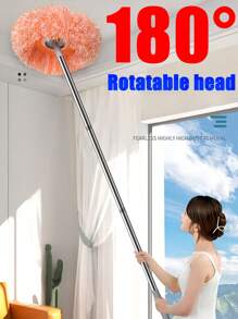 1Pc Wall Mop,Wall Mop Cleaner With Long Handle,Cleaning Mop,Multi-Functional Wall Cleaning Mop,Dusters For Cleaning,Long Handled Duster,Extendable Duster,Back To School Must Haves,Floor Wall Tile Glass Window Car Cleaning Mop,Splicing Wet And Dry Ceiling Mop,High-Quality Baseboard Cleaner,Professional-Grade Baseboard Cleaner Tool With Handle,Superior Quality Dust Mop,Efficient Ceiling Fan Cleaner Duster