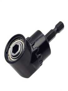 1 pezzo Adattatore per trapano a 105 gradi, attacco esagonale ammortizzante da 1/4", compatibile con chiavi, trapani, avvitatori a batteria e chiavi manuali