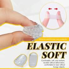 20 pièces Protège-orteils en silicone anti-abrasion et anti-douleur pour femmes portant des talons hauts, des escarpins et hommes portant des Baskets. Idéal pour l'été et l'usage quotidien.