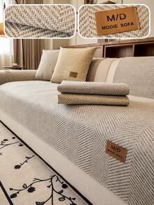 1 husă de canapea boemă de lux, stil clasic, in artificial din poliester avansat, respirabilă, antiderapantă, potrivită pentru animale de companie, lavabilă la mașină sau manual, cu pernă în T și ornamente Tiebu, pentru fotoliu, canapea extensibilă, canapea cu 3 locuri, canapea cu 4 locuri, canapea modulară