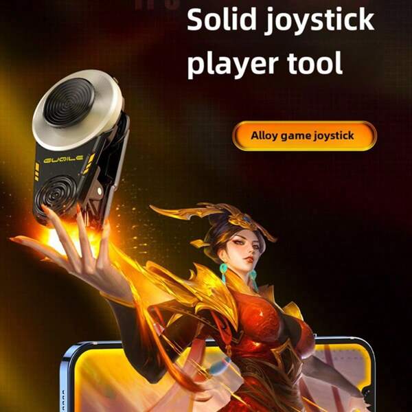 Nuovo joystick per giochi su smartphone, accessorio joystick da agganciare al telefono, facile da installare/rimuovere, piccolo controller di gioco portatile