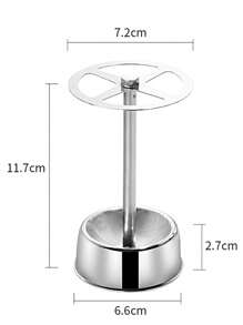 1pc Stainless Steel Toothbrush Holder Toothpaste Stand Shelves Bathroom Organizer Freestand Stationery Makeup Brush Storage Back To School