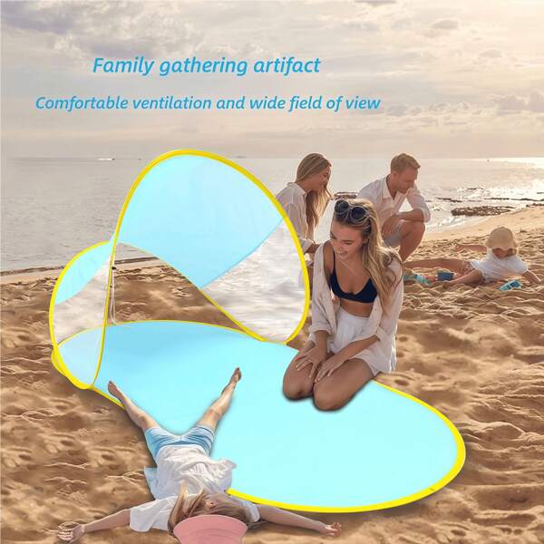 Beach Slippers Tent Outdoor Sun Protection Camping Beach Tent No Need To Set Up Quick Opening Tent Simple Camping Slippers Tent