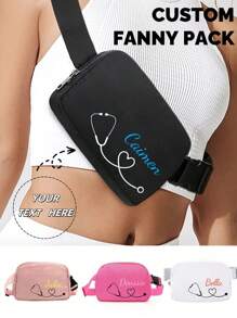 Borsetă unisex. Personalizabilă cu un design simplu, casual, versatil și elegant. Perfectă pentru utilizare zilnică, la serviciu, plajă sau vacanță. Această geantă crossbody personalizată poate fi personalizată cu numele, inițialele, numerele norocoase și multe altele - perfectă pentru ieșiri, călătorii, vacanțe sau școală.