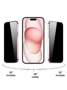 3 paquetes de protectores de pantalla de privacidad antiespia compatibles con 16pro/16promax/16plus/16/15 Pro Max/15 Plus/15 Pro/15/14Pro Max/14 Plus/14 Pro/14/13 Pro Max/13 Pro/13/13/13mini/12 Pro Max/12 Pro/12/11 Pro Max/11 Pro/11/XSmax/XR/XS/XS/ 7/8/SE2/7p/8plus/6p/6splus, diseño amigable con la caja de vidrio templado 2.5D