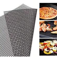 Non-Stick Grill Cloth Grill Plate Barbecue 33x40cm - Black - View 1
