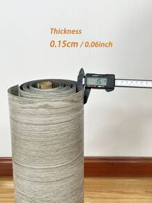 1 rollo de baldosas autoadhesivas de suelo con patrón de madera minimalista, rollo de papel tapiz, rollos de suelo de vinilo reforzado. Baldosas de suelo autoadhesivas impermeables, resistentes al desgaste y antideslizantes. Papel tapiz/pegatinas de suelo autoadhesivas. Pegatinas de pared de decoración occidental, papel tapiz autoadhesivo, decoración de pared. Decoración de habitación para cocina, baño, sala de estar, dormitorio, decoración de cocina, oficina, decoración del hogar. Papel tapiz de pared decorativo, baldosas de suelo autoadhesivas, baldosas de suelo autoadhesivas