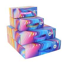 Set de 12/24/48/60 piezas de bandejas y cajas de almacenamiento para pintura de diamantes, juego de herramientas y accesorios para pintura de diamantes, cajas de almacenamiento para cuentas de manualidades DIY, mejor conjunto de regalos para amantes del arte de la pintura de diamantes