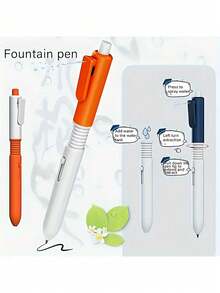 1 pieza Bolígrafo rociador de agua - Broma divertida y relajante para estudiantes, idea de regalo perfecta, bolígrafo multifuncional con rociador de gel, se puede agregar desinfectante, botella rociadora, bolígrafo con alcohol - Multicolor - Ver 2