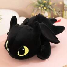 1 pieza - 2025 Nuevo-Lindo muñeco de peluche pequeño de dragón de dibujos animados Toothless Dragon Dol Almohada de animal de peluche.Gran regalo para cumpleaños, feriados, regalo perfecto