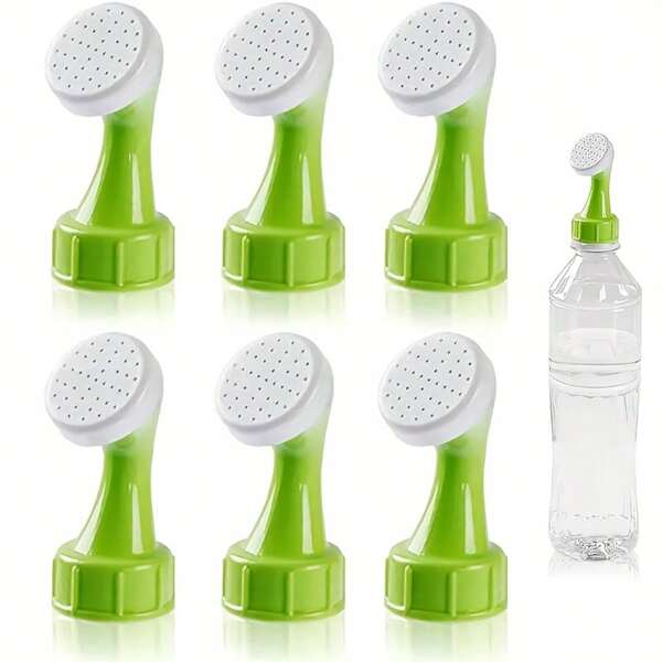 1 pieza Accesorio de botella pulverizadora portátil para regar plantas, herramienta de riego compacta para jardines y plantas pequeñas, aspersor de césped fácil de usar