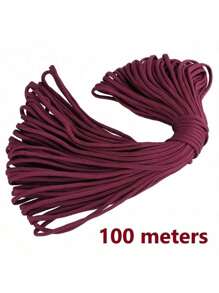 10/50/100m Multi-Color 6mm Thick Macrame Rope, Handmade DIY Bracelet Jewelry Making Beading Cord