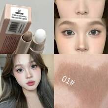 二合一修容棒带刷，自然塑形，面部阴影高光，彩妆化妆品，适合女性、学生、生日、情人节的礼物 - HERORANGE - 彩色 - 查看 3