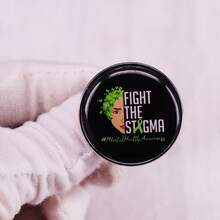 Combating Stigma Mental Health Awareness Brooch Peripheral Accessories Badge - Multicolor - View 3