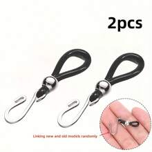 2/4/8/12/20pcs Pants Zipper Lock Adhesive Fastener Clips, Anti-Slip Denim Jeans Hanger Accessories, Garment Zipper Pulls - Multicolor - View 20