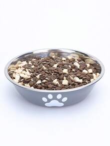 3pcs Set Stainless Steel Non-Slip Pet Bowls, Dog Food Water Bowls For Medium/Small Pets - Multicolor - View 3