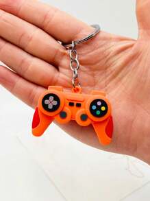 1/6 Piece Set Of Cartoon Creative Silicone Game Console Keychains For Boys And Girls, Car Keys/Luggage Pendant Decorations, Suitable For Pendant Gifts For Classmates And Friends