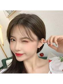 Bold Oversized Cherry Drop Earrings With Eye-Catching Large Glossy Red Cherries And Elegant Gold Tone Stems, Lightweight Design For Comfortable All-Day Wear, Adds A Fun And Whimsical Touch To Any Outfit, Perfect For Summer Festivals, Parties, Casual Days, Costume Events, And Unique Style Expression, Secure Stud Backs For Safety, Makes A Wonderful Gift For Teen Girls And Women Who Love Statement Jewelry And Playful Accessories. - 彩色 - 查看 8