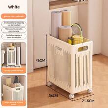Upgraded Foldable Plastic Waterproof Laundry Basket, Household Dirty Clothes Storage Basket, Toy & Clothing Organizer