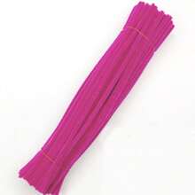 50/100/500 PCS Fluffy Chenille Stems For DIY Crafts 20 Vibrant Colors 12 Inch Fuzzy Pipe Cleaners Dense Twisted Yarn For Creative Art Projects Handmade Toys And Decorations