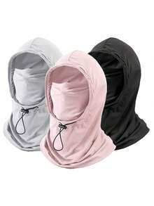 1/2/3 件男女通用夏季防晒面罩，冰丝面罩透气帽，适合户外活动、旅行、徒步旅行、骑自行车滑雪面罩 - 彩色 - 查看 16