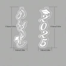 2 pezzi di ornamenti minimalisti per abito di laurea, ricordo di laurea, regalo speciale di laurea con benedizione araba, perfetto per la decorazione dell abito da cerimonia di laurea, decorazione per festa di laurea, decorazione per profumo di laurea (senza fiori)