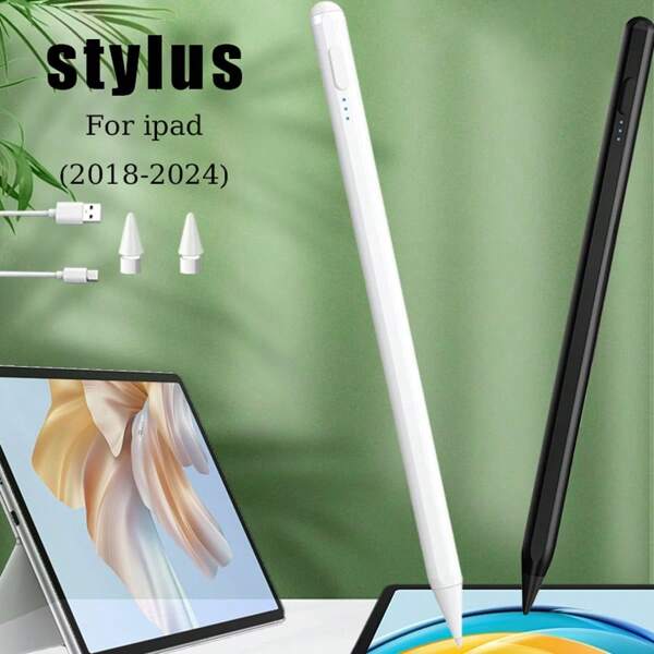 Stylus Pen Compatible With IPad 11/10/9/8/7/6, Smooth Drawing, Long Lasting Battery Life, No Skipping, Smart Stylus Suitable Compatible With IPad Air/Mini, Palm Rejection, Magnetic Storage, Also Compatible With IPad 11 3 Inch/4 Inch, Office & Study Supplies (Student, Professional Designer Version)