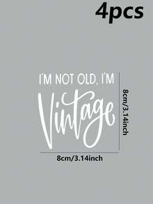 1 Stück vintage Buchstaben Wärmeübertragung Aufnäher - Bügelaufkleber zum Selbermachen für T-Shirts, Jeans, Rucksäcke - waschbare Polyester Applikation in Schwarz/Weiß