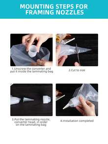 50pcs Icing Piping Nozzles Set, Cake Decorating Kit, Baking Sprinkle Tips, Cupcake, Pastry Baking Tools, Cake Decorating Supplies, Cream, Cookies, Kitchen Gadgets - 50pcs - View 5