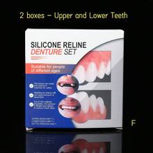 1 Pair Of Upper And Lower Dental Stickers For Both Men And Women. New Upgraded Dental Decoration Suitable For All Friends With Missing Teeth For Daily Or Party Use. Dental Decoration Has A Perfect Smile And Is A Gift For Friends/Mothers - Boxed Tooth Stickers - View 21