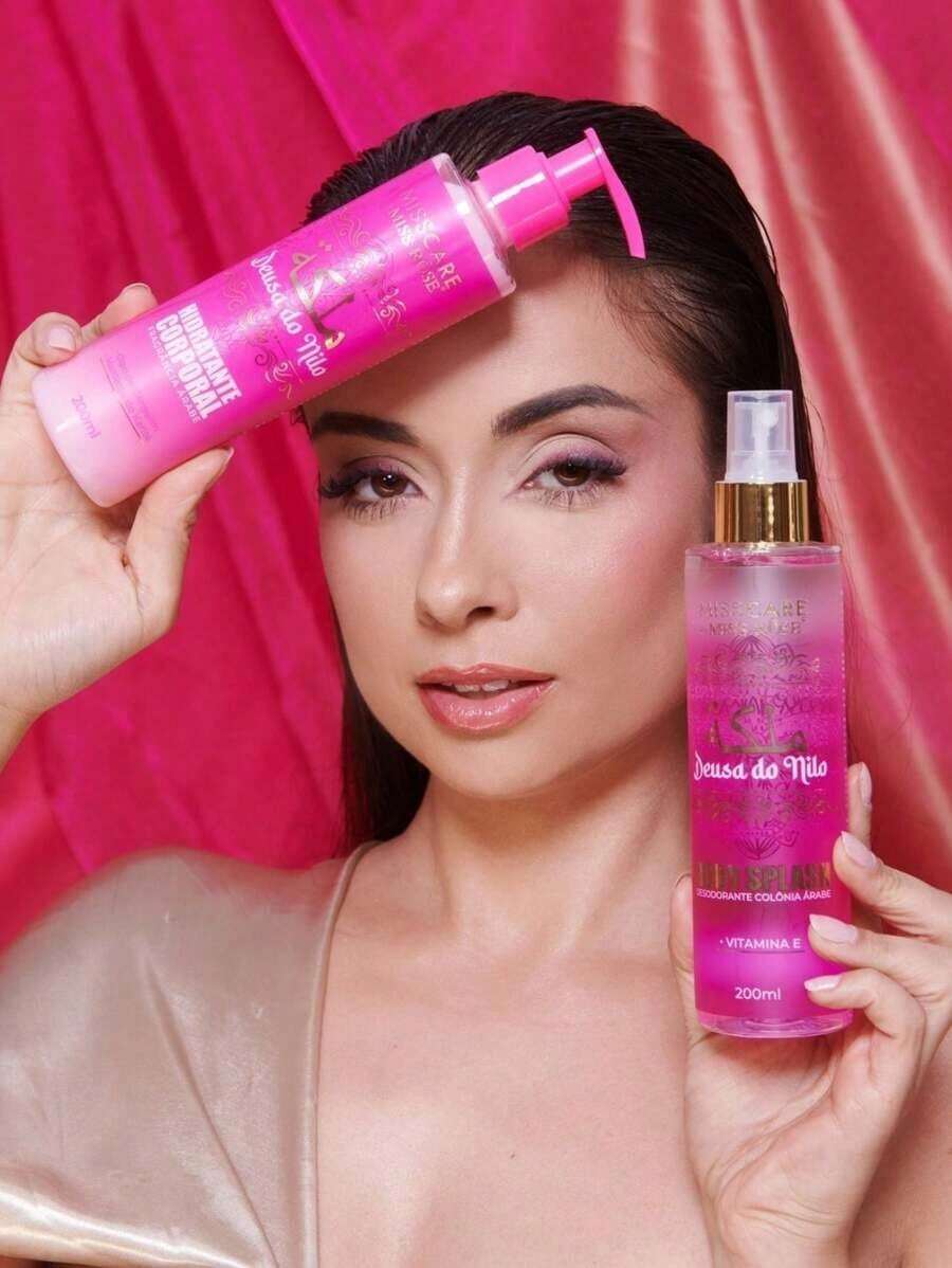 Hidratante Corporal Fragrância Árabe Deusa do Nilo 200ml - Miss Rôse - Rosa Bebê - Visão 1