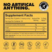 Gains In Bulk Instantized Creatine Monohydrate For Women And Men, Soluble Pre Workout Powder, Supports Muscle Building, Strength And Performance, Bodybuilding Supplements, Unflavored, 30 Servings - Sweet Lemonade - View 6