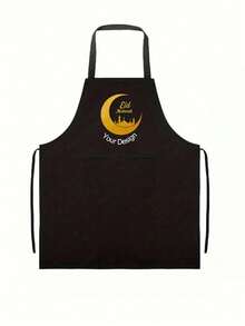 1pc Personalized Custom Chef Black Apron,Family Apron,Baking Apron,Housewife Apron,Eid Al-Adha Apron,Pet Shop Apron,Hairdresser Beauty Salon Cosmetologist Cosmetology School Barber Gift Custom,Unique,Personalized Ideal Gifts For Him Her,Boyfriend,Girlfriend,Dad,Mom,Family,Friends For Anniversaries,For Valentine's Day,For Mother's Day,For Birthdays,For Children's Day,For Father's Day,For Graduation,For Weddings,For Christmas,For Housewarming - Multicolor - View 6