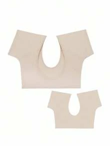 1 件腋下吸汗背心，可洗腋下吸汗垫，透气腋下防汗可洗汗垫，适用于女士女孩女士，适用于腋下和肩部，防汗速干（L）