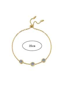 BLOVEMEE 1 件优雅奢华 925 纯银 0.9 克拉莫桑石网球手链，适合女性日常佩戴、通勤、派对、节日、生日、结婚纪念日、珠宝礼物