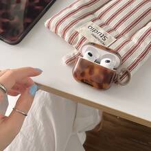 美国豹纹时尚性感耳机保护套，兼容苹果Pro 3/Pro 2/Pro/3/2，使用前请撕掉保护膜。 - 鏽棕色 - 查看 7