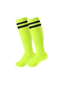 1 par knästrumpor för barn/ungdom, fotboll/baseboll/softboll, unisex knästrumpor, lämpliga för pojkar och flickor från 2–12 år - Multifärgad - Visa 28