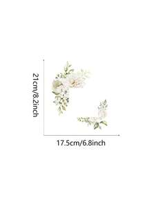 1pc Colorful Flower & Leaf Pattern Switch Outlet Wall Sticker, PVC Waterproof Wall Decorative Sticker For Home Decor,Stickers,Wall Decal, Vinyl Decal For Home Decorations,Spring Decoration Items Refresh Your Home,Rama Decoration Stickers