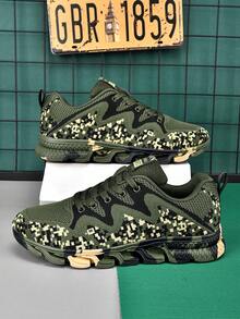 街头新款防滑大码迷彩鞋，男士网眼透气休闲运动鞋，男士防滑登山鞋，男士户外运动鞋，学生军训鞋，学生作训鞋，女士耐用工作鞋，军绿色登山鞋，男女通用旅游休闲鞋，女士运动鞋，男士军训鞋，女士户外鞋，军用运动鞋，女士军用鞋