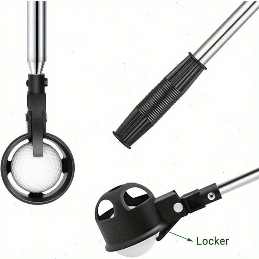 Stainless Steel Retractable Ball Retriever The Expandable Golf Ball Retriever Is Suitable For Picking Golf Balls - Stainless Steel - View 1