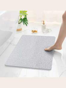 Alfombra de esponja suave de PVC, alfombra antideslizante para bañera, alfombra antideslizante para ducha, alfombra de bañera de PVC suave con agujero de drenaje, antideslizante y de secado rápido, adecuada para áreas húmedas, sin ventosas, apta para baños. Las alfombras de bañera y las alfombras antideslizantes se pueden usar juntas.