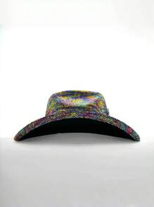 1pc Retro Western Style Cowboy Hat, Suitable For Party, Nightclub, New Year, Banquet, Music Festival, Carnival, Costume Play, Christmas, Halloween, Celebration, Singles Party, Parade, Beach