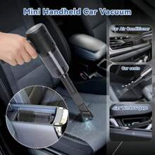 High Power Cordless Handheld Vacuum Cleaner - Multi-Functional Dust Vacuum Cleaner For Home And Car - USB Charging, Includes Accessory Kit, Cleaning Brush, Carpet Cleaner, Cleaner For All Household Cleaning