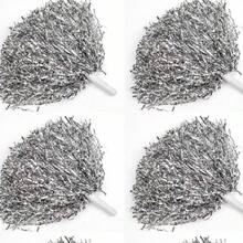 Pompons de majorette, boules de pompoms colorées avec poignée convenant aux compétitions sportives, représentations sur scène, festivals et fêtes - Multicolore - Voir 25