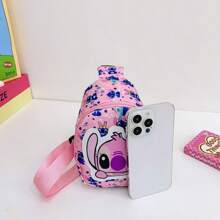 Sanrio 1pc Cartoon Casual Shoulder Bag, Small Backpack, Chest Bag, Lightweight & Cute Crossbody Bag - Suitable For Valentine's Day, Halloween, Thanksgiving And Birthday, Student Storage Bag, Backpack
