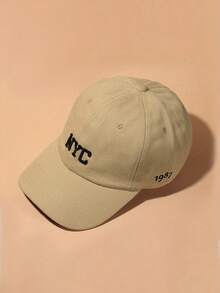 1 chiếc Mũ bóng chày Y2K NYC, Mũ chống nắng ngoài trời Unisex phù hợp cho thể thao và đi làm hàng ngày - nghề thêu - Xem 10