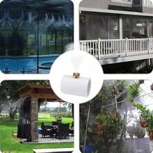 Boquillas pulverizadoras de PVC de 1/2 pulgada, 5 piezas. En exteriores, es adecuado para refrescarse y repeler mosquitos en verano, y el agua tiene un efecto de pulverización después de su uso. Adecuado para tubería de agua de 20 mm.