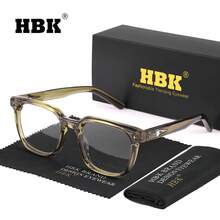 HBK 男士休閒光學眼鏡 方形 TR90 鏡框 獨特鏡腿設計 時尚簡約 透明眼鏡 男女通用 日常配飾與節日禮物 - K39922 - 查看 8