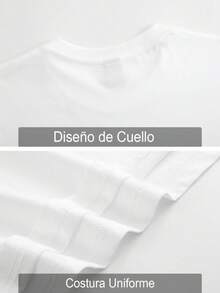 100% Cotton T-shirt|Shipped from Mexico|High-quality breathable fabric|Women's black and white loose short-sleeve printed cotton Gold 96 Milano Logo On Black |Machine Washable|Crew Neck Casual Sport Top|Comfortable and Trendy Fashion| - Blanco - Ver 6