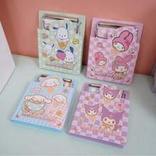 Sanrio Appunti Mini Sanrio con blocco note, quaderno portatile per studenti, premi per la scuola materna, forniture scolastiche, ritorno a scuola